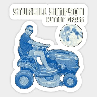 Sturgill Simpson Cuttin Grass Sticker